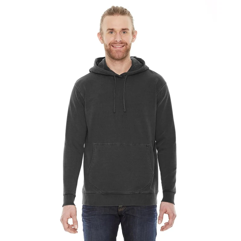Adult French Terry Hoodie Authentic Pigment clothing